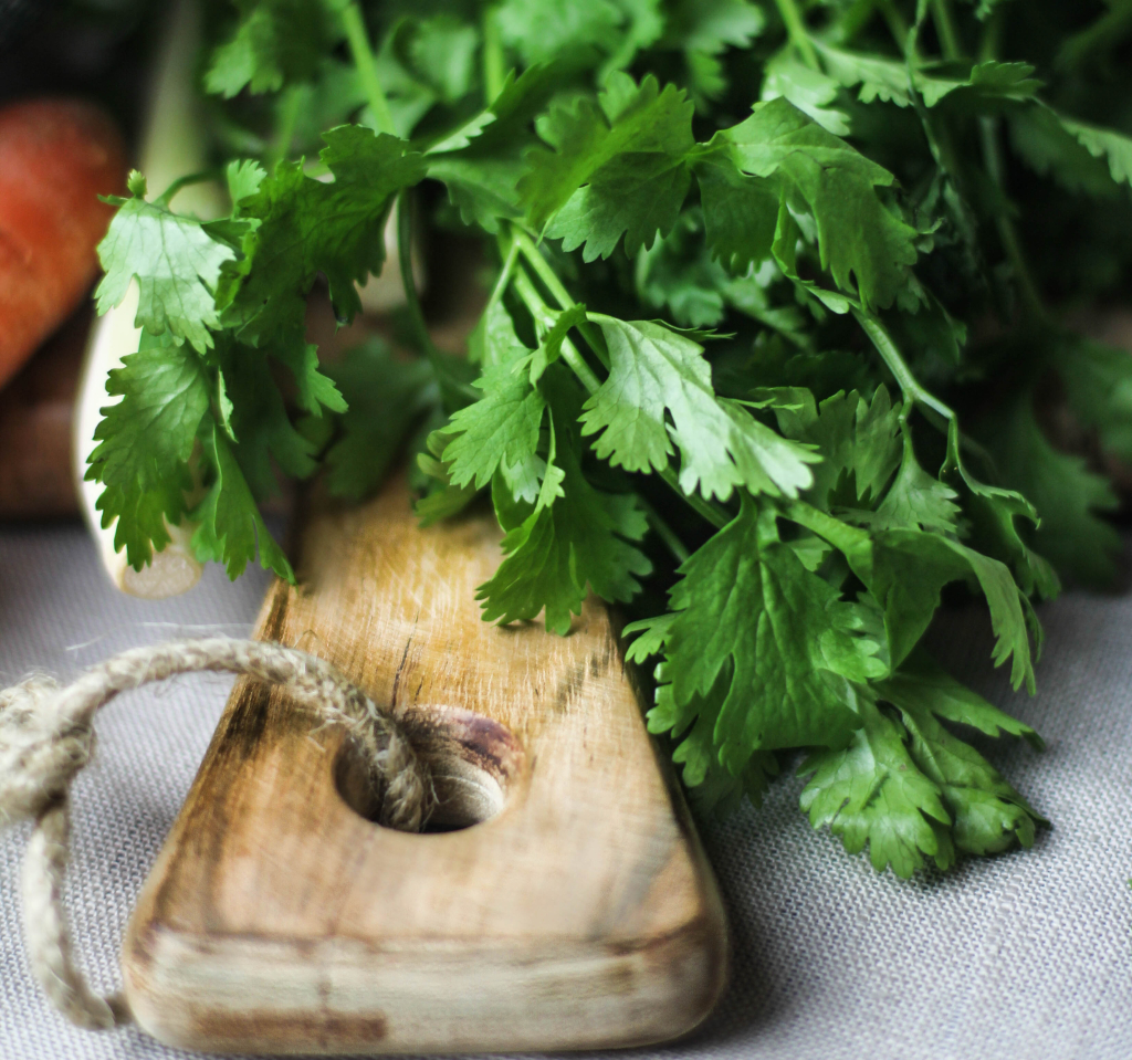 Kokossuppe mit Garnelen