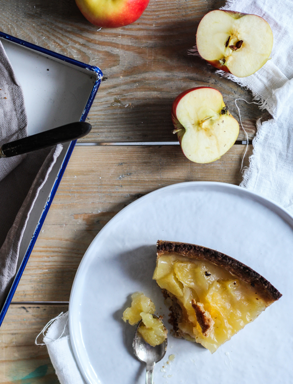 Apfel-Weißweinkuchen - Bauchgold